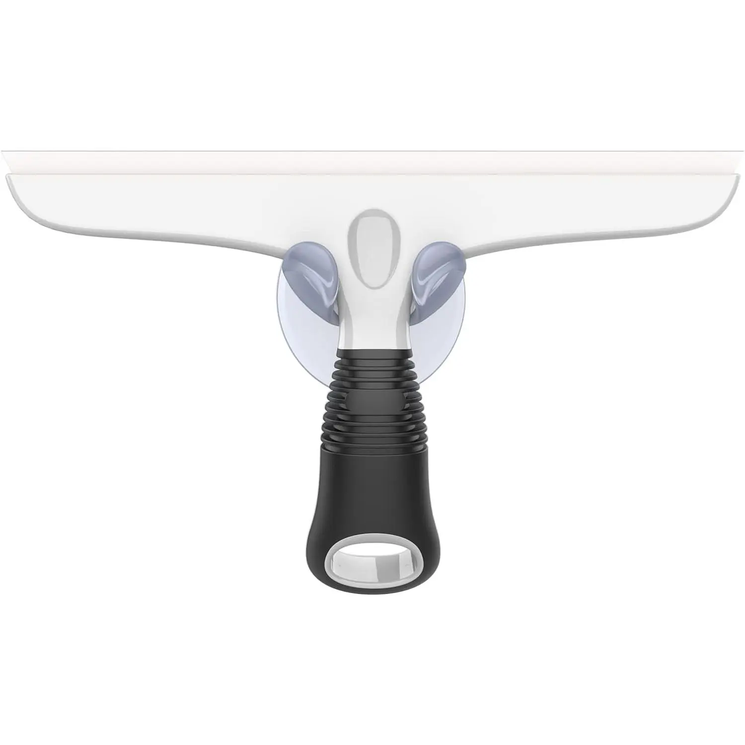 Multi-Purpose Silicon  for Window, Glass, Shower Door,  Windshield, Heavy Duty Window , Includes Suction Hook, 10 inch, White & Black, 1 Pack