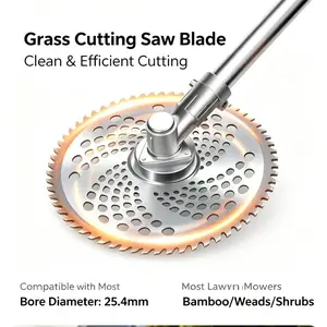 Weed cutter alloy blades, 40 teeth sharp tips for weed cutters and trimmers, power tool accessories compatible with weed cutters10" -tipped blades, compatible with brush cutter, trimmer, weed eater  trimmer head universal grass trimmer accessory