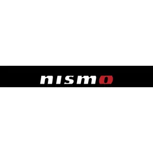 Nissan Nismo Banner RED O At End TWO (2) STYLES And 12 x 60 Sun Strip Stripe Package Banner Graphic Die Cut Decal - Vinyl Application Tool Included