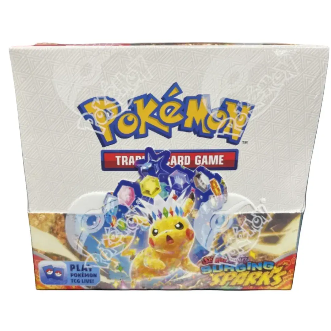 Pokmon TCG: Scarlet & Violet 8: Surging Sparks: Booster Box Display - Over 250 Cards, More than 20 Trainer Cards, 36 Booster Packs - TikTok Shop Pokmon TCG: Scarlet & Violet 8: Surging Sparks: Booster Box Display - Over 250 Cards, More than 20 Trainer Cards, 36 Booster Packs - TikTok Shop