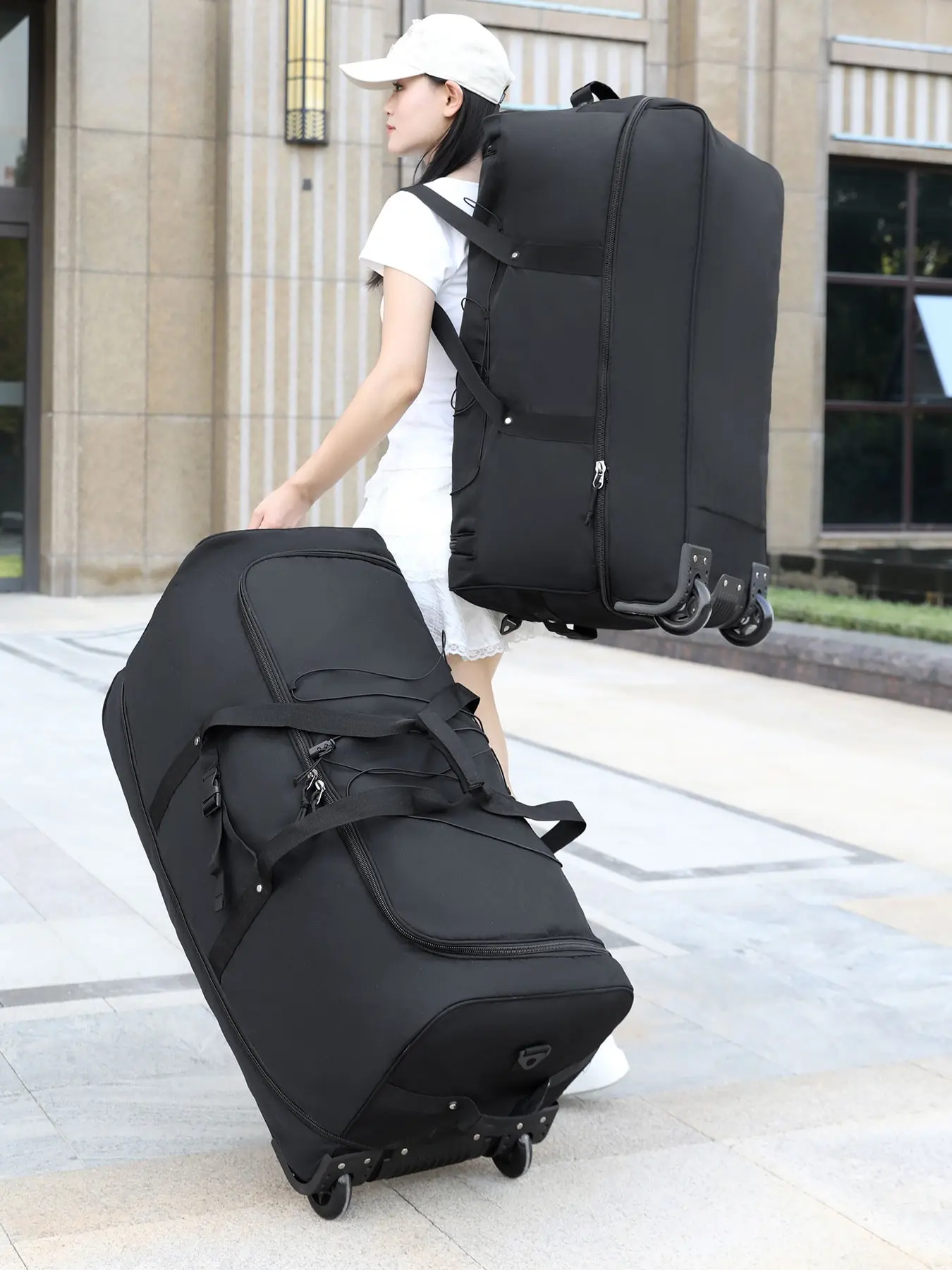 Large Travel Luggage Bag, Multifunctional Handbag, Large Capacity, Lightweight, Commuter Backpack, Gym Bag, Multiple Pockets, Tactical Travel Bag, Weekender Bag, Cruise Travel Bag, International Travel Essentials