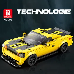 Reobrix Speed Champion Race Car Building Set-336pcs technic racing vehicle kit for kids girls & adults (8-18) Creative building toy ideal gift Compatible with Reobrix and LEGO sets Perfect for constructing sports cars fostering creativity  Play Fun