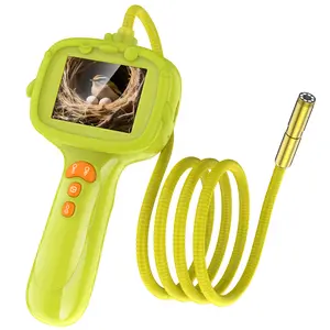 LELESUN Kids Borescope – 2.4" Screen, 8 LED Lights, Waterproof STEM Toy for Outdoor Science Exploration