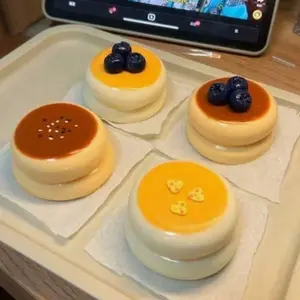 Soft Sponge Cake Shape Toy, High-Quality Stress Relief Toy, Soft Texture for Relaxation, Perfect for Unwinding and De-Stressing, Squishy Sensory Play