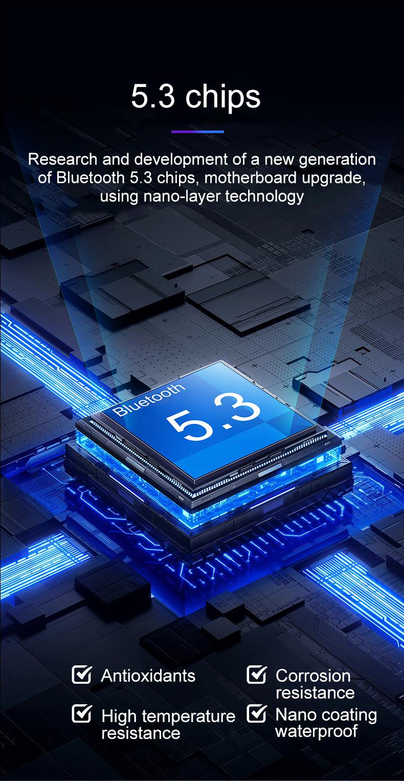 2026 NEW Motorcycle Helmet Bluetooth Headset, RGB Dazzling Lights, IPX6 Waterproof, Bluetooth 5.3, 1000mAh 25H Playtime, Noise Reduction, Hands-Free Call for Motorbike Riding