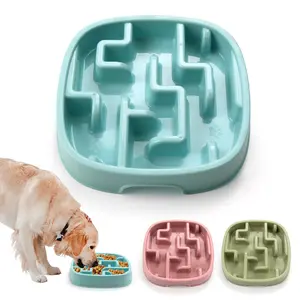 3 in 1 Anti-choke Slow Feeder Bowl, Interactive Puzzle Dog Dish with Non-slip Base, Mental Stimulation & Digestion Aid for Fast Eaters