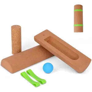 Cork  Board, Ankle Stability Trainer & Foot Strengthener, Textured  Cork Wobble Board for Proprioception, Mobility & Physical ,  Trainer for Adults & Seniors,  Gym Fall-Prevention