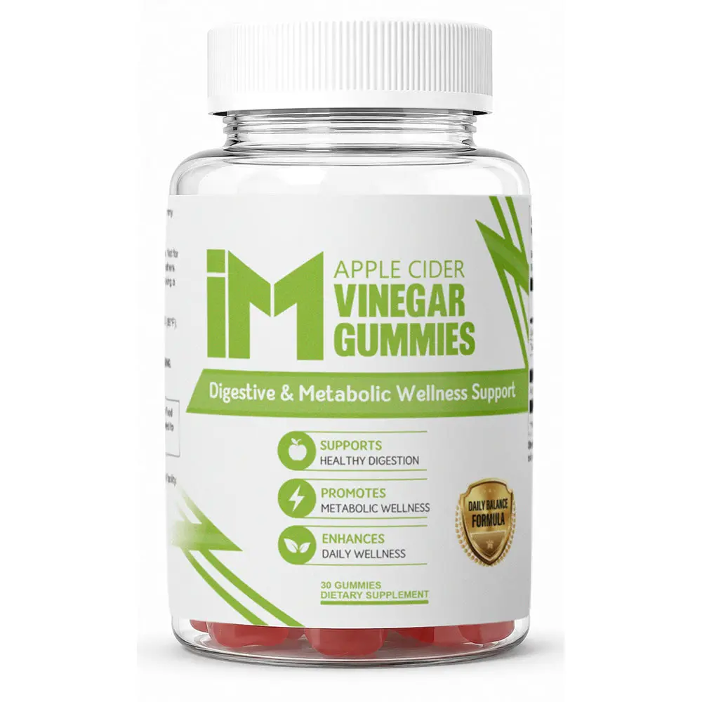 IM Apple Cider Vinegar Gummies | Daily Digestive & Metabolic Wellness Support | ACV Gummies