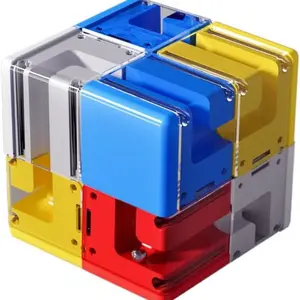 3D Maze Cube Color Matched Game, Puzzle Cube, Kids Toy with Logical Reasoning, Education Sensory Learning Toys, Birthday Gift for Children