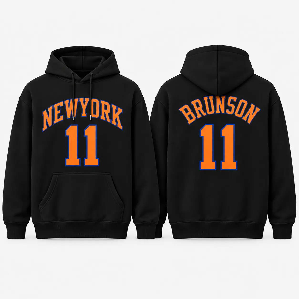 Uniex New York 11 Graphic Hoodie, Oversized Basketball Style Pullover Sweatshirt, Streetwear Long Sleeve Hoodie for Men Men's New York 11 Basketball Graphic Hoodie Oversized Streetwear Pullover Sweatshirt Casual Long Sleeve Hoodie