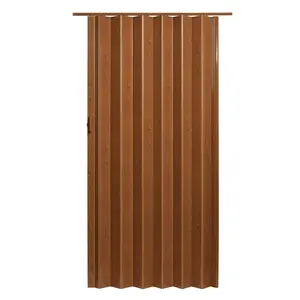 Spectrum OAKMT4880PCEC 48 x 80 in. Oakmont Vinyl Folding Door, Pecan