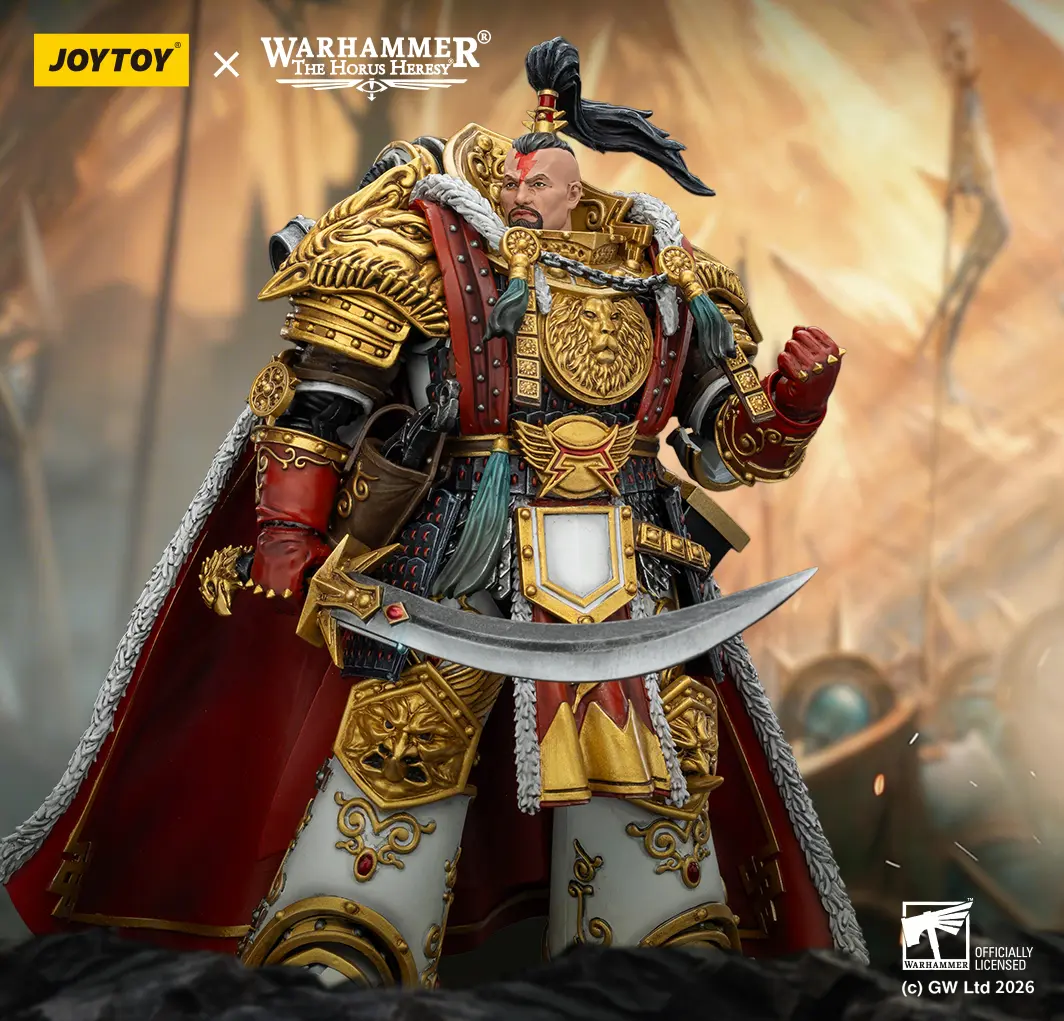 JOYTOY Warhammer "The Horus Heresy" White Scars Jaghatai Khan Primarch of the Vth Legion JOYTOY Warhammer "The Horus Heresy" White Scars Jaghatai Khan Primarch of the Vth Legion