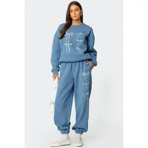 Bow Bliss Oversized Sweatpants Bow Bliss Oversized Sweatpants