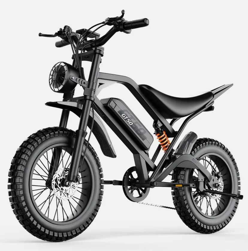20" FAT TIRE ADULTS ELECTRIC BIKE 5500W 40MPH 48V 30AH MOUNTAIN EBIKE