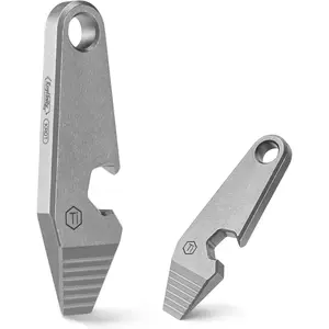 KR01 EDC Pry Bar, 6 in 1 Mini Crowbar Keychain Tool for Carry