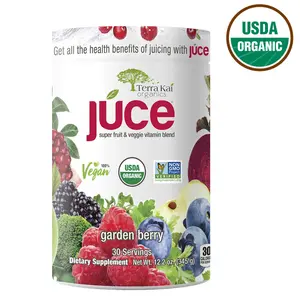 Terra_Kai USDA Organic Juce Super Fruit & Veggie Powder, Antioxidants Support Cellular Repair, Aids in Healthy Digestion,  12.2 Ounces