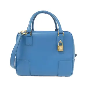 Pre-owned Loewe Calfskin Shoulder Bags Amazona 19 Square Calf Handbag