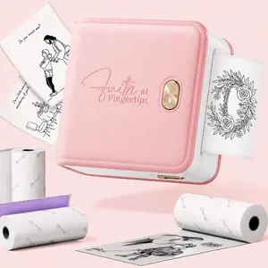 FaithTag F21 Bible Printer Set - Inkless Compact Portable Bluetooth Office Equipment, Mini Gadgets for Custom Verse Prints with Notes, Icons, Decorative Borders, Ideal for Journaling & Christian Gifting