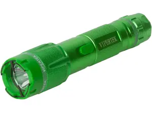 VIPERTEK VTS-T03 GREEN Metal Rechargeable LED Flashlight Built in LED Flashlight Rechargeable For Emergencies and Outdoor Activities