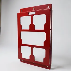 Milwaukee Pack Out Mounting Plate - Red Steel Construction for Secure Tool Storage Solutions