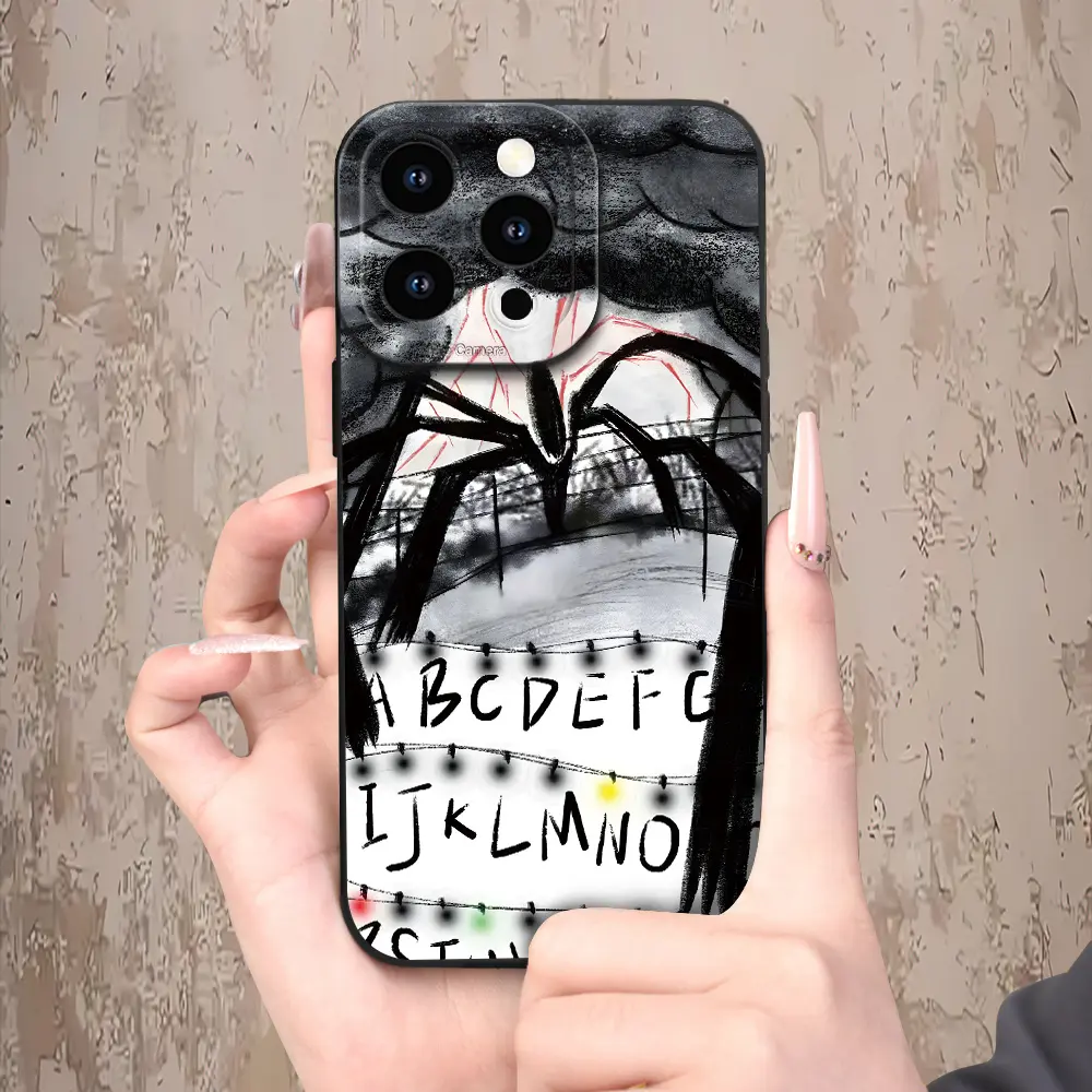 Stranger Things Pattern Creative Phone Case, Shockproof Full Protection for iPhone 17/16/11/12/13/14/15/16 Pro Max/plus/air, Gift for Boyfriend/girlfriend