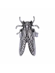 Trendy Vintage Creative Alloy Insect Adjustable Ring Animal Motif, Casual Daily Wear Women's Jewelry, Versatile Fashion Accessory