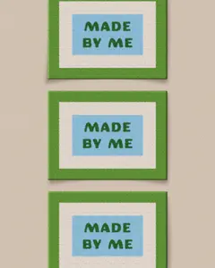 Made By Me Large Garment Labels