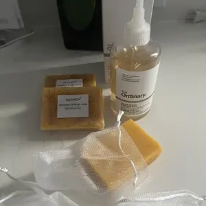 3 Pcs Lemon Turmeric Kojic Acid Solid Soap - Gentle Dark Spot Correction Acne Cleanser for Face, Facial Skincare for Radiant Skin Comfort