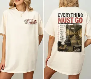 Retro Cap'n Clark's Ottoman Empire 2 Side Shirt, Everything Must Go Creepy Tee, Weirdcore Graphic Shirt