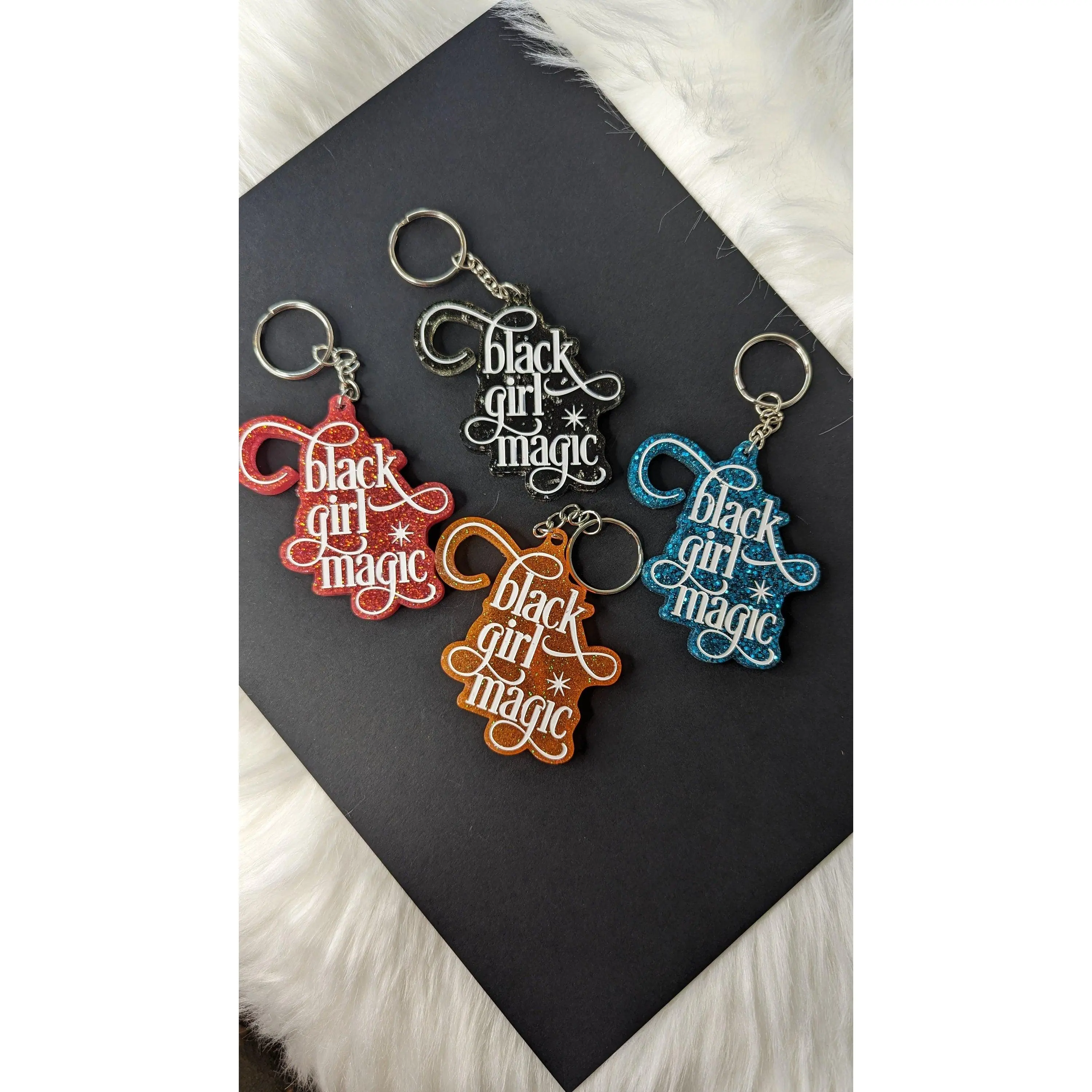 Black Girl Magic Keychain