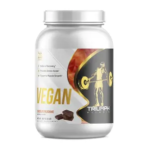 TRIUMPH VITAMIN Vegan Protein Chocolate Powder 25g Vegan Protein Blend Supplement Healthcare