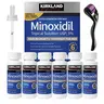Kirkland 5% Minoxidil Topical Liquid Men's Hair Loss Solution - 6-Month Kit Hair Growth Product, Regrowth Aid with Precision Dropper Applicator for Daily Haircare