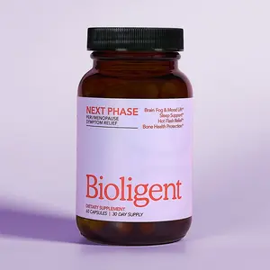 Next Phase - Peri/Menopause Symptom Relief for Hot Flash Relief, Brain Fog, Mood Lift & Sleep Support - Gluten-Free, Dairy-Free, Non-GMO