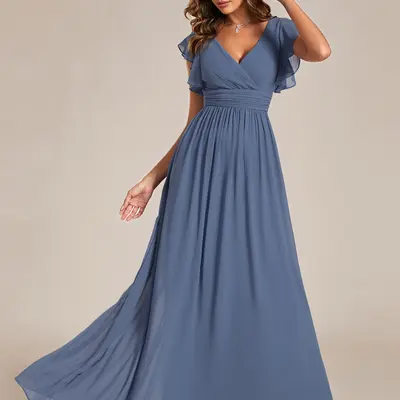 Strapless Chiffon Bridesmaid Dress for Women Pleats Formal Wedding Guest  Dress for Women Mint Green - TikTok Shop