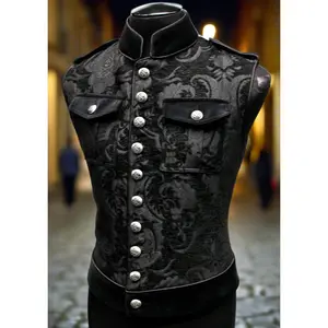 ROYAL MARINE VEST - Black Tapestry