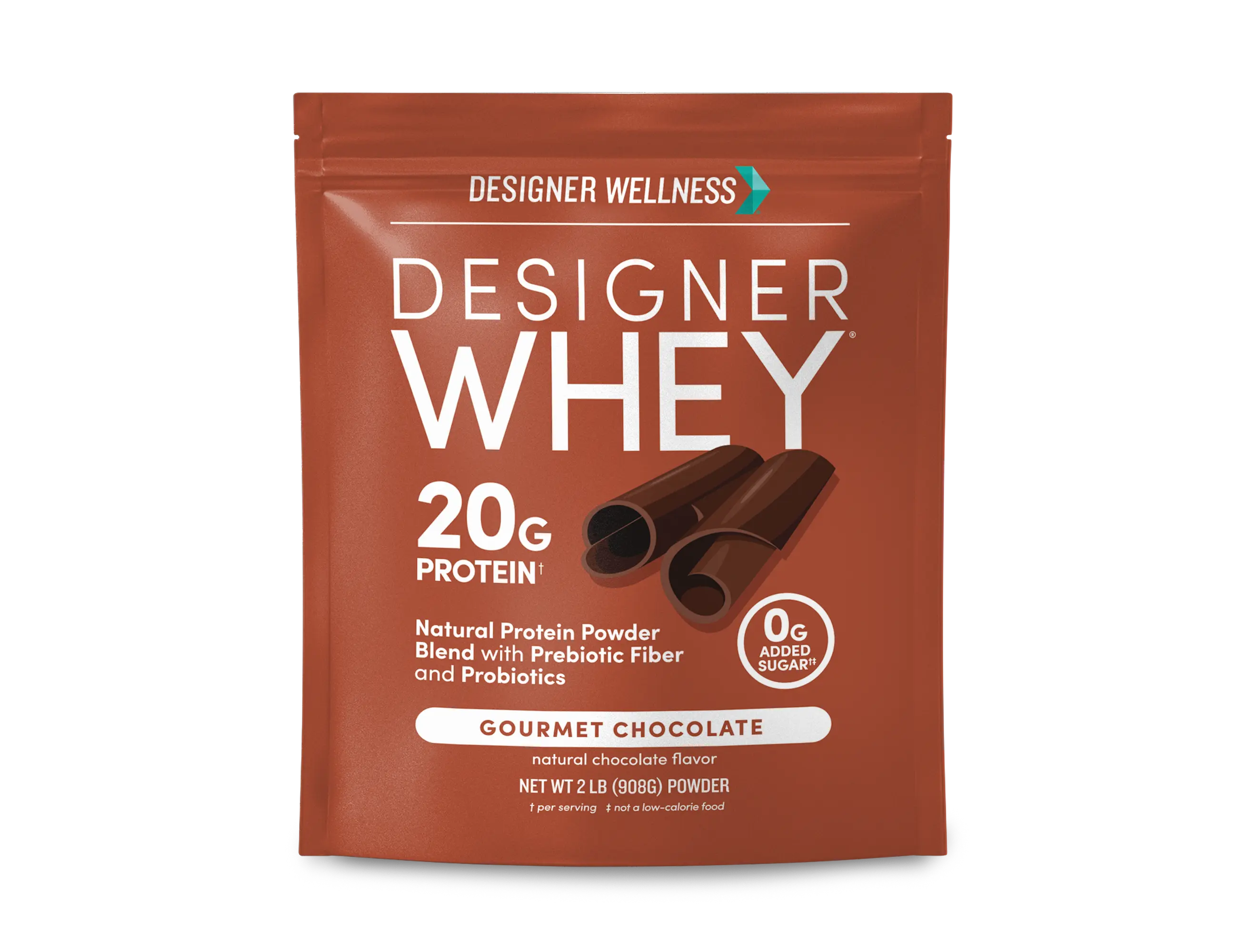 Chocolate Designer Whey 2 lb : 100% Whey Protein Powder