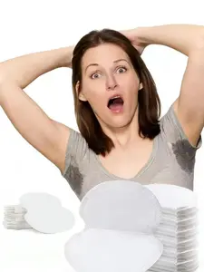 20pcs/30pcs/50pcs/100pcs  Disposable underarm antiperspirant stickers, ultra-thin sweat-absorbing clothes stickers, collar pads, sweat pads, hat pads, breathable sweat-absorbing stickers, invisible stickers, skin-friendly and non-allergic