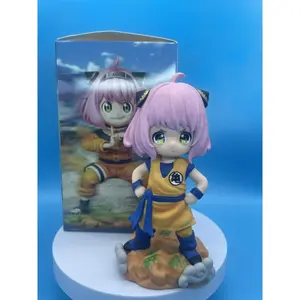 Anya Cos Kame Sennin - Dragon Ball Z Inspired Collectible Figure with Pink Hair and Orange Outfit Action Figurine Pvc Statue