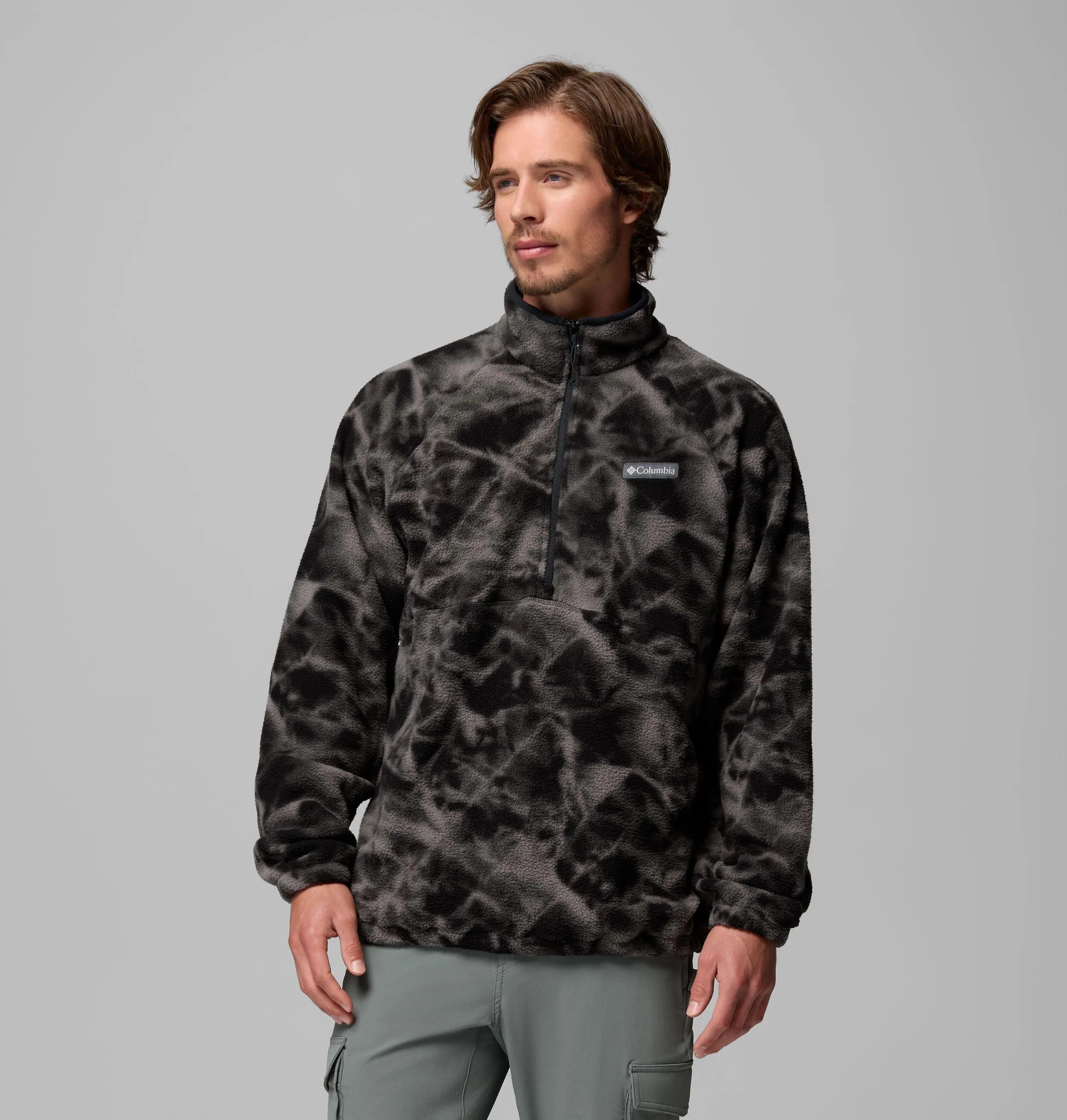 Men's Timber Crest MTR Fleece Printed Quarter Zip