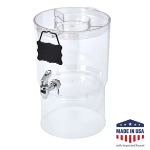 Buddeez 2.0 Gallon Party Top Beverage Dispenser, Clear