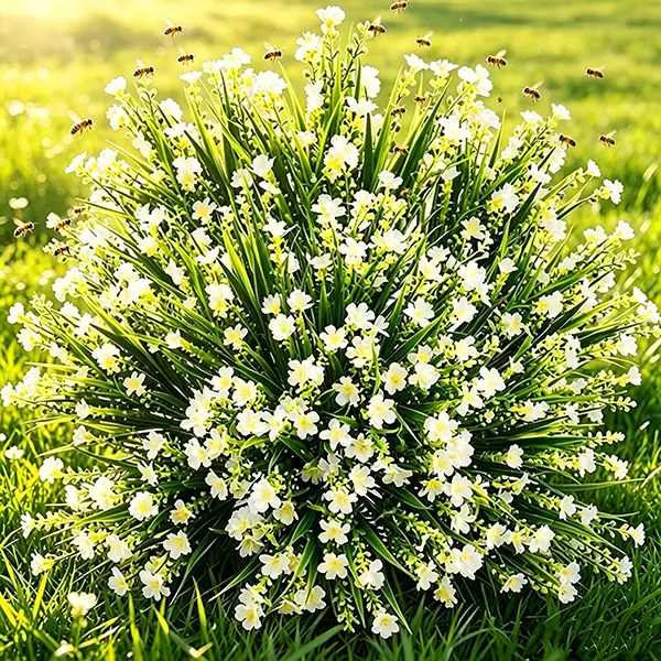 10PC Outdoor artificial flowers anti-ultraviolet artificial flowers do not fade simulation daisy flowers plastic plants suitable for growers courtyard garden porch courtyard window home indoor and outdoor summer decoration wedding birthday gift.（white）