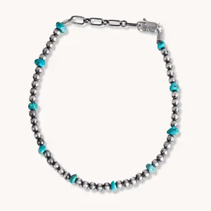 Desert Blossom: Turquoise Petite Pearls Bracelet (3mm)