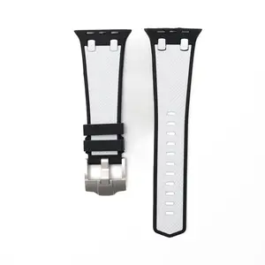 White Royal Sport Apple Watch Band