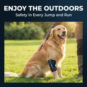 Pet knee brace post-surgery leg protector, compression support brace, joint stabilizer, anti-bite and anti-lick leg sleeve