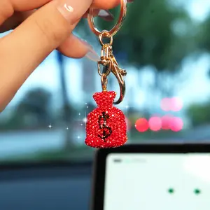 Money keychain Rhinestone keychain Bag accessories Key chains Keychains for women Bag charms Key chain accessories for women