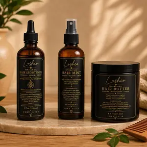 LCO Kit (for Natural Hair Care, Includes Leave-In Conditioner, Cream, Oil)