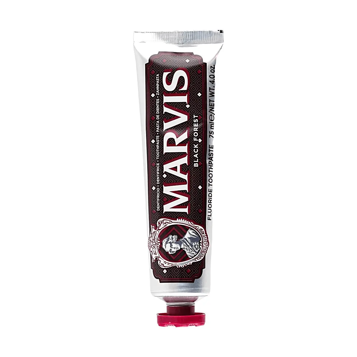 MARVIS Luxury Romantic Dark Chocolate Toothpaste - Sensitive, Gentle Effective, Daily Care, Oral Cleansing, Smooth, Mints, Enamel Protection, Long-Lasting Fresh Breath, 75ml Tube