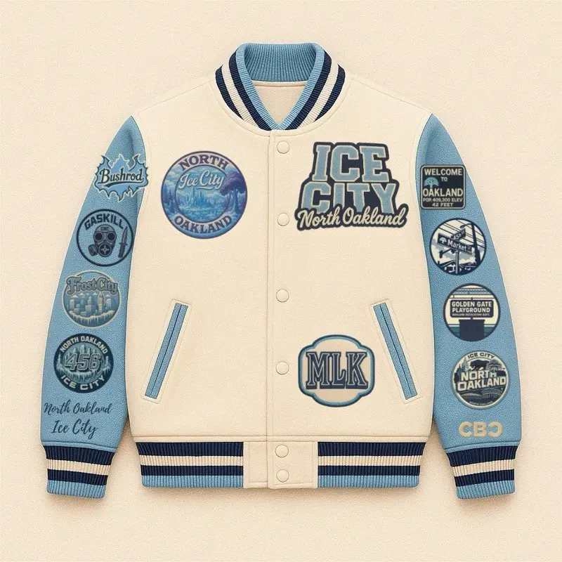 North Oakland/Ice City Turf Coat with Patches Men’s