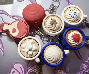 Mini Coffee Cup Fidget Clicker | 3D Printed Desk Toy