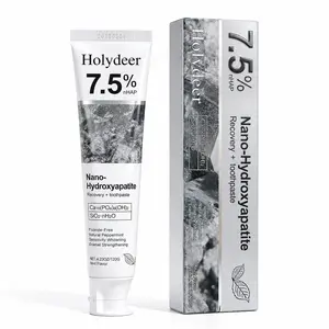 Holydeer Nano Hydroxyapatite Toothpaste - Advanced Enamel Repair & Sensitivity Care - Gentle Formula with Natural Peppermint Freshness - Fluoride-Free Daily Oral Care Whitening Kit Restore Sensitive
